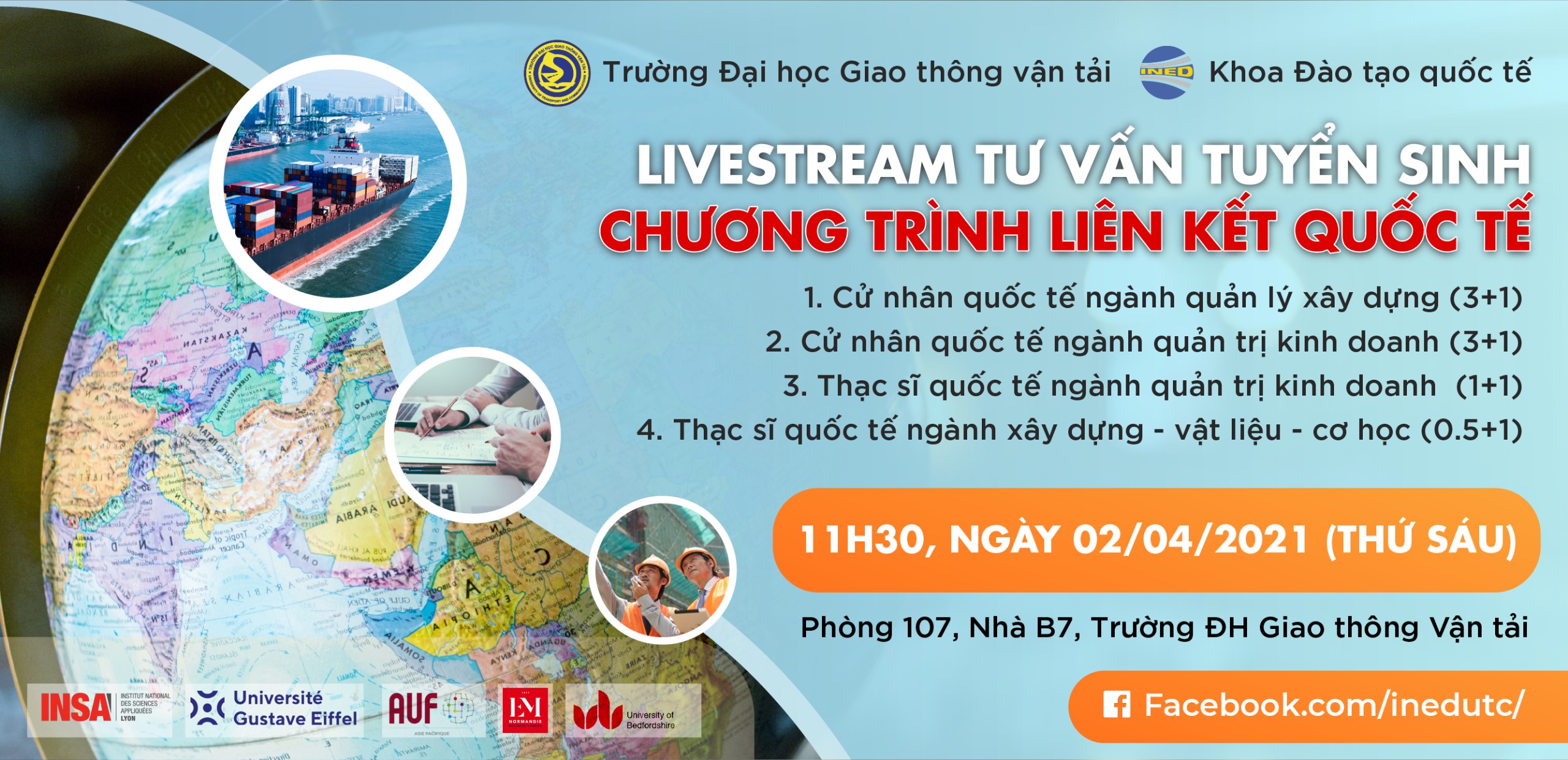 Tư vấn tuyển sinh các chương trình liên kết quốc tế  năm 2021 