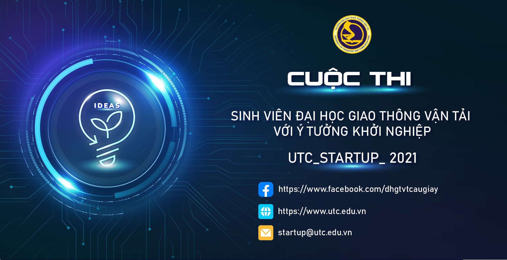 Thông báo cuộc thi “Sinh viên Đại học Giao thông vận tải với ý tưởng khởi nghiệp” 