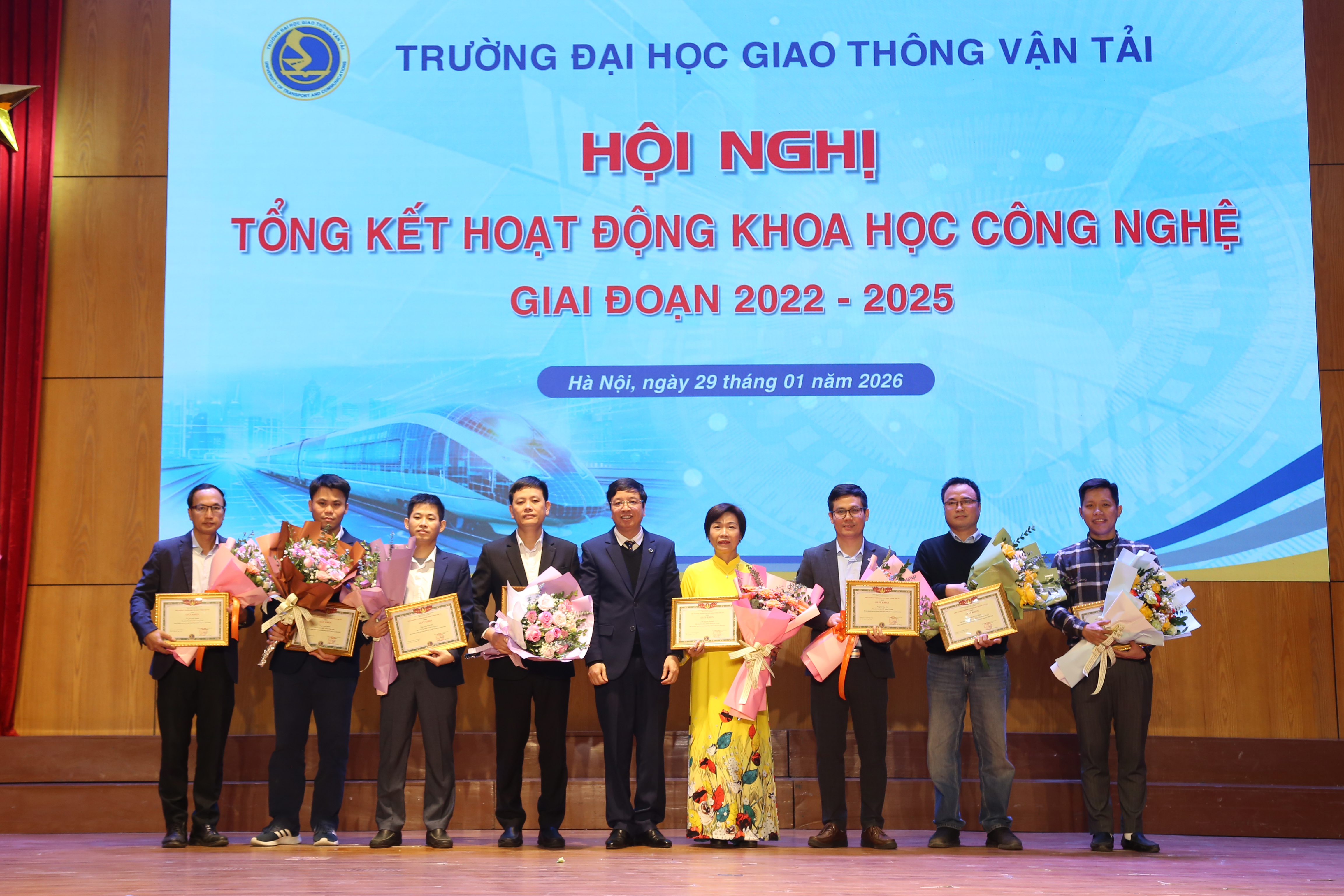 Hội nghị tổng kết hoạt động khoa học công nghệ Trường Đại học Giao thông vận tải, giai đoạn 2022 – 2025