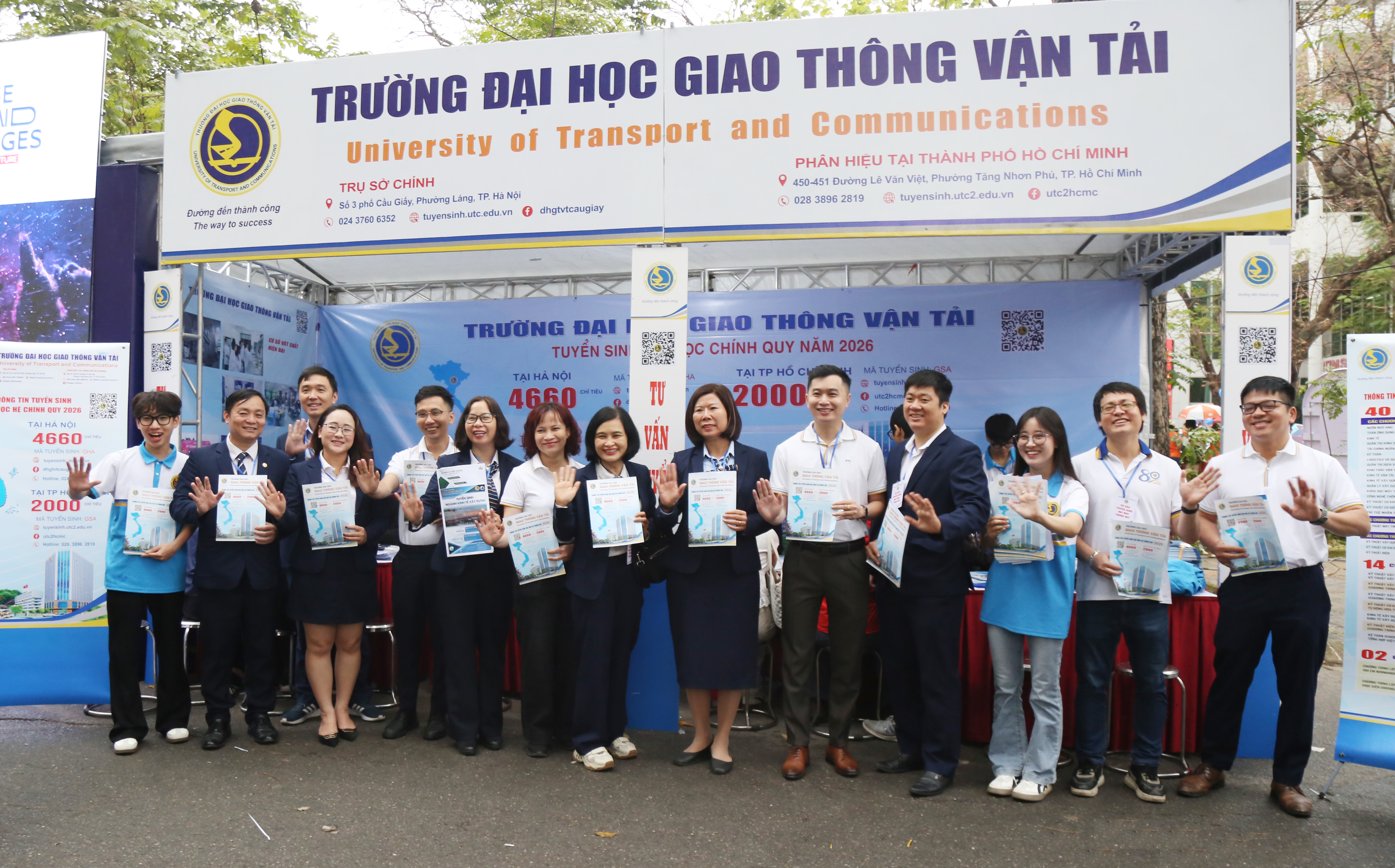 Trường Đại học GTVT tham dự Ngày hội tư vấn tuyển sinh - hướng nghiệp năm 2026