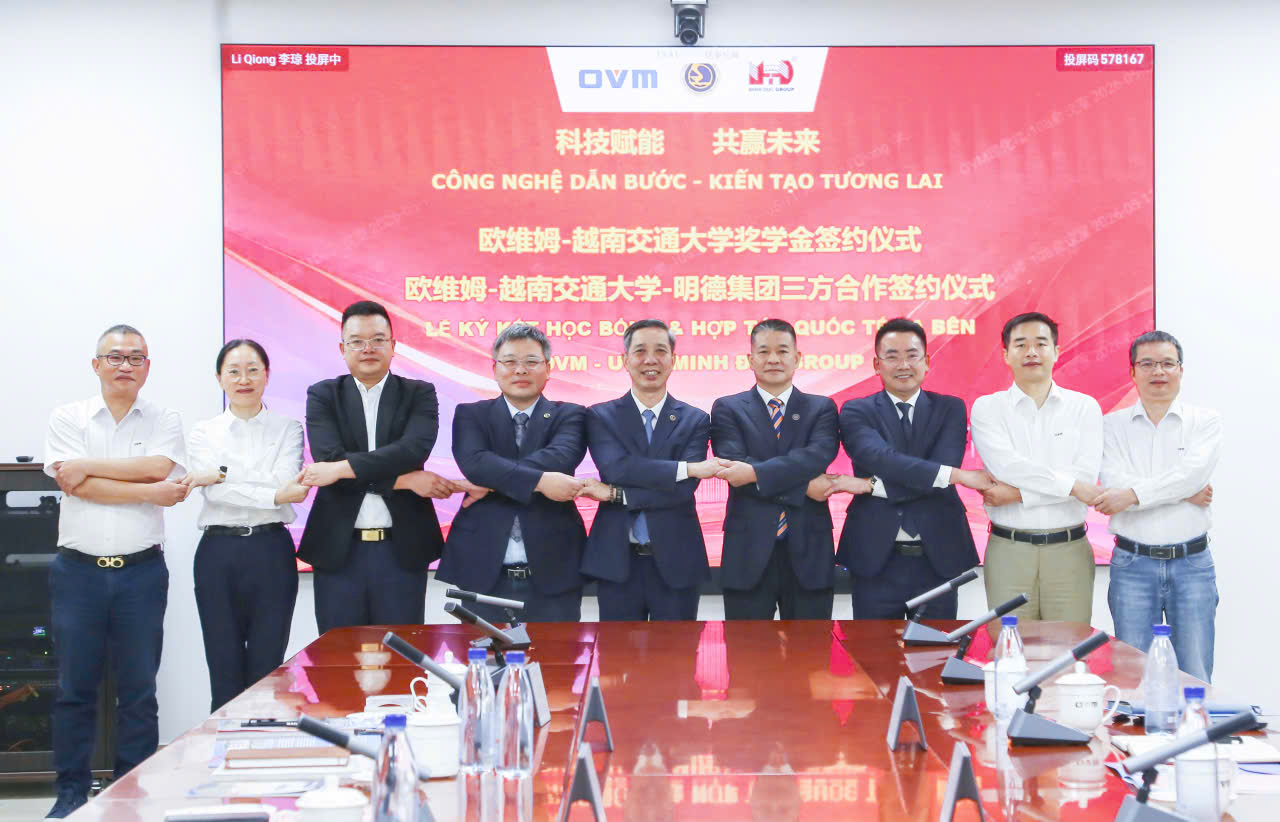 UTC - MINH ĐỨC - OVM: Thiết lập liên minh chiến lược thúc đẩy công nghệ hạ tầng giao thông tiên tiến