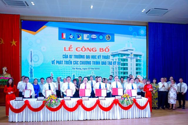 LỄ CÔNG BỐ CỦA 07 TRƯỜNG ĐẠI HỌC KỸ THUẬT VỀ PHÁT TRIỂN CÁC CHƯƠNG TRÌNH ĐÀO TẠO KỸ SƯ