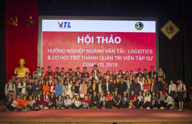 Hội thảo "Hướng nghiệp ngành Vận tải - Logistics và cơ hội trở thành quản trị viên tập sự cùng ITL 2019"