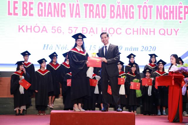 Lễ bế giảng và trao bằng tốt nghiệp khóa 56,57 Đại học chính quy