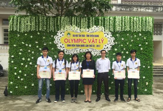 Đội tuyển Trường ĐHGTVT giành giải Ba toàn đoàn tại kỳ thi Olympic Vật lý Sinh viên toàn quốc lần thứ XX